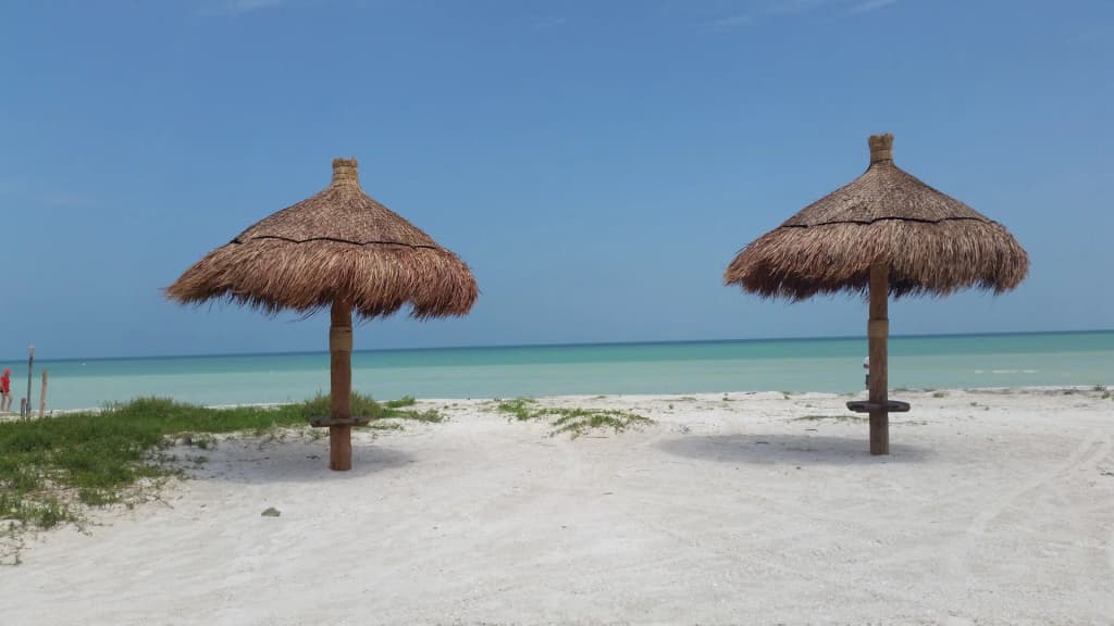 Punta Cocos Beach sunset, Isla Holbox