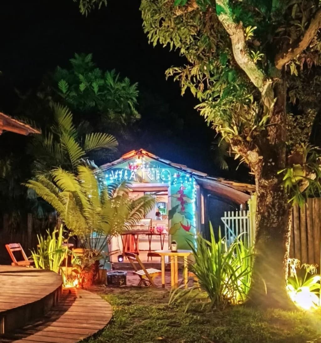 Relaxing beach atmosphere in Caraíva