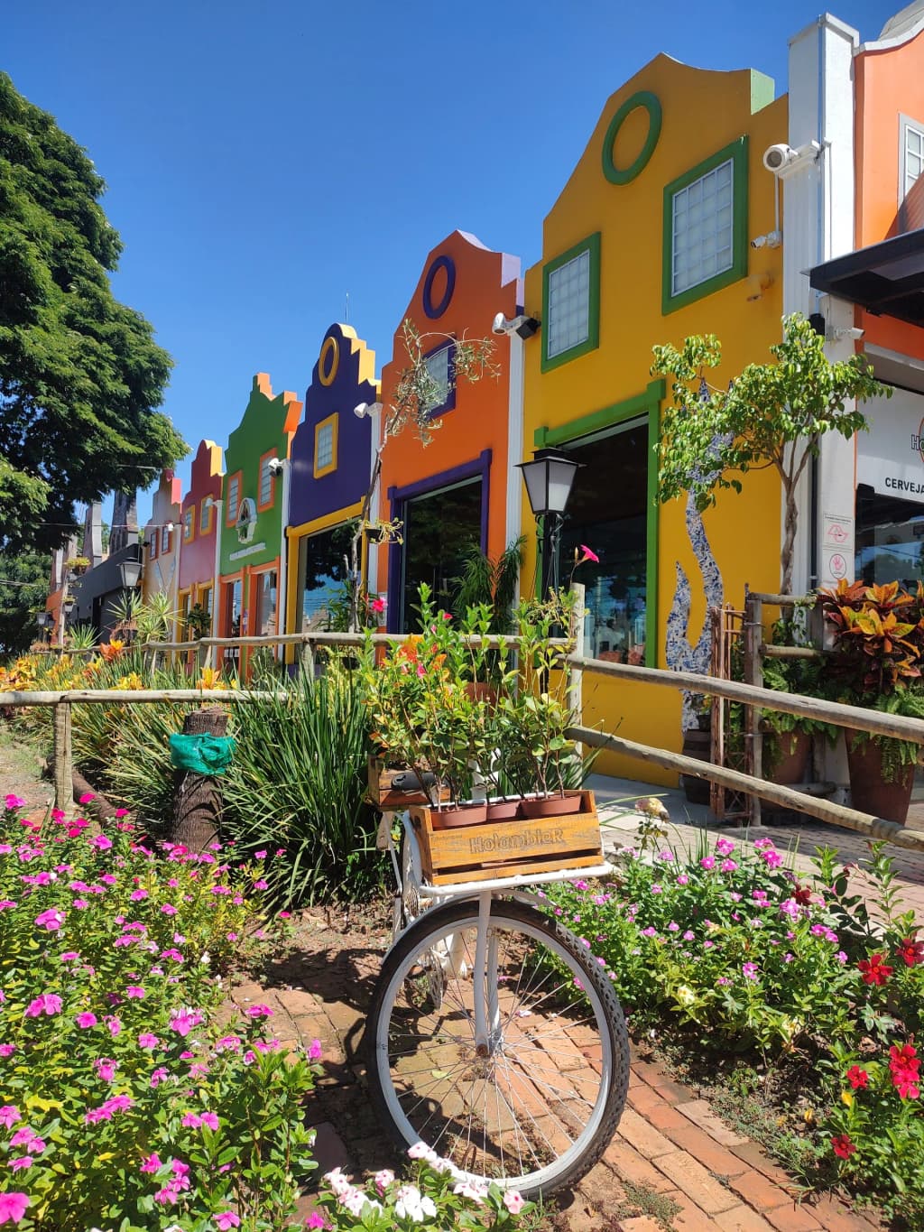 Fachadas holandesas en el Boulevard Holandês