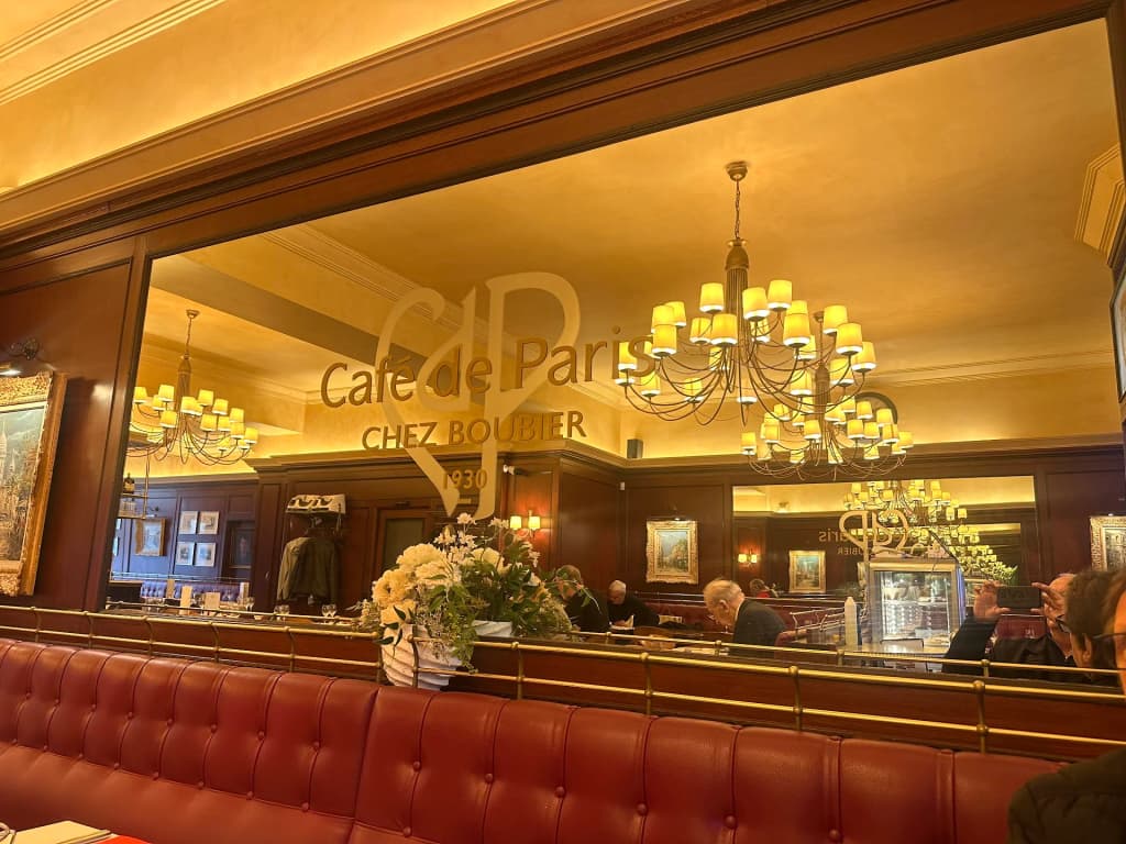 Bistró clásico en el corazón de Ginebra