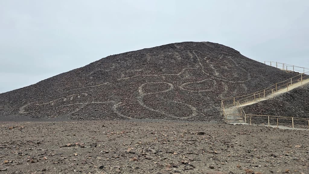 Vista aérea de las Líneas de Nazca