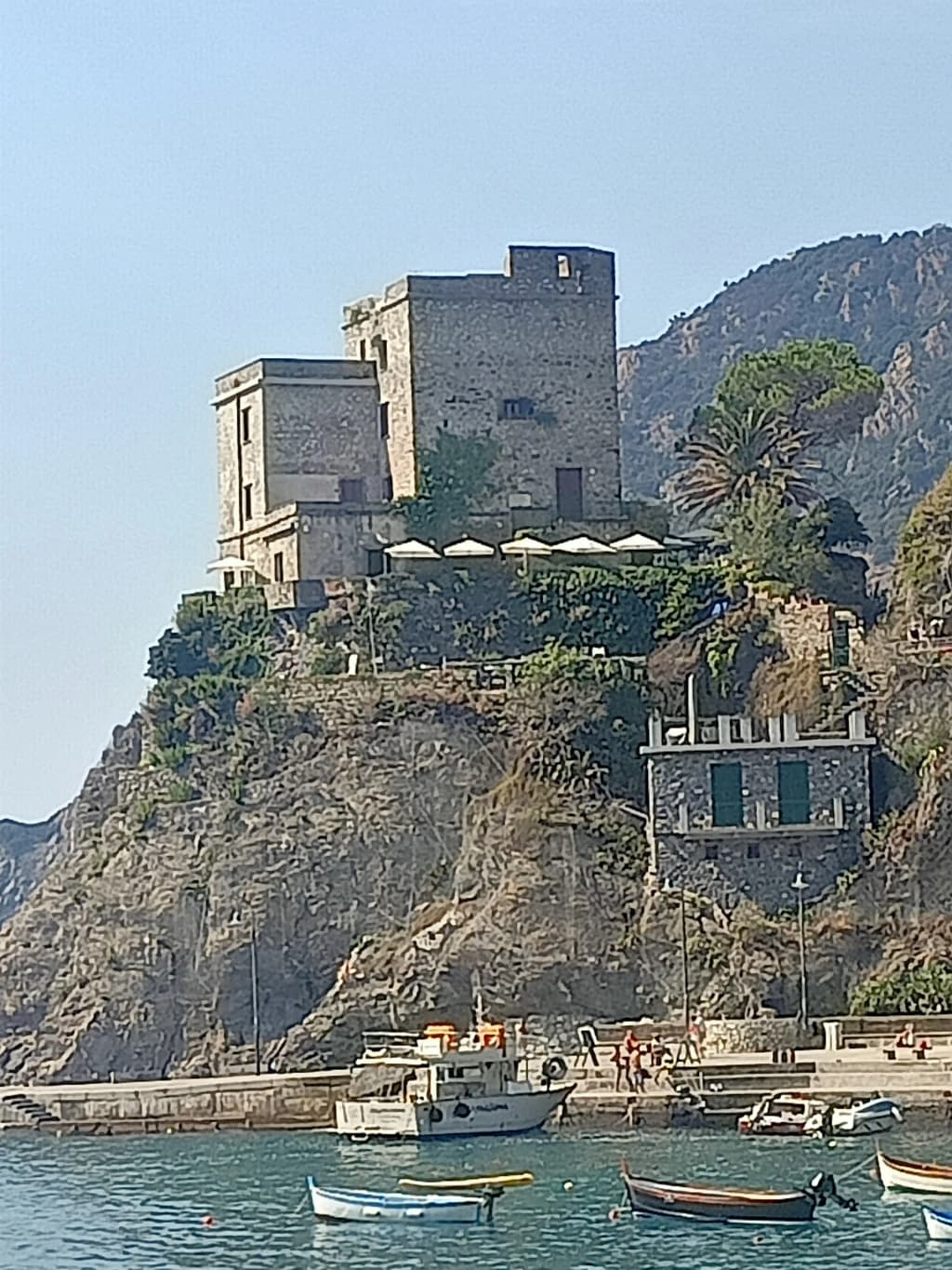 The rugged coastline and turquoise waters of Liguria