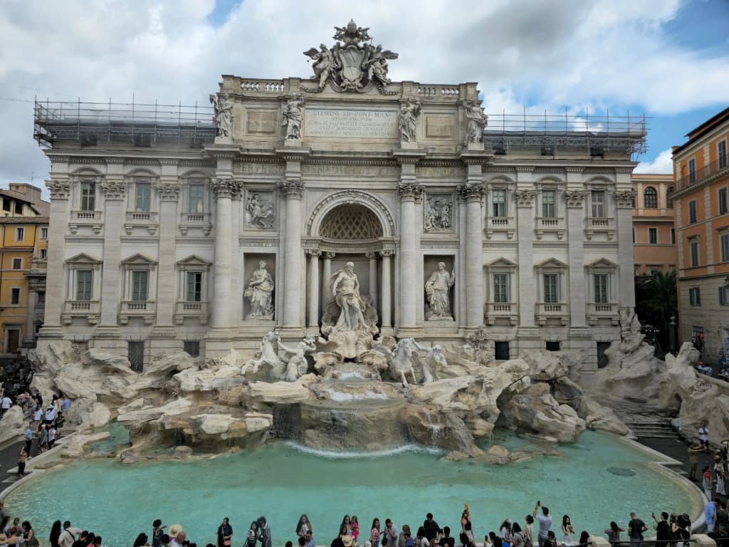 Trevi Fountain without the heavy crowds