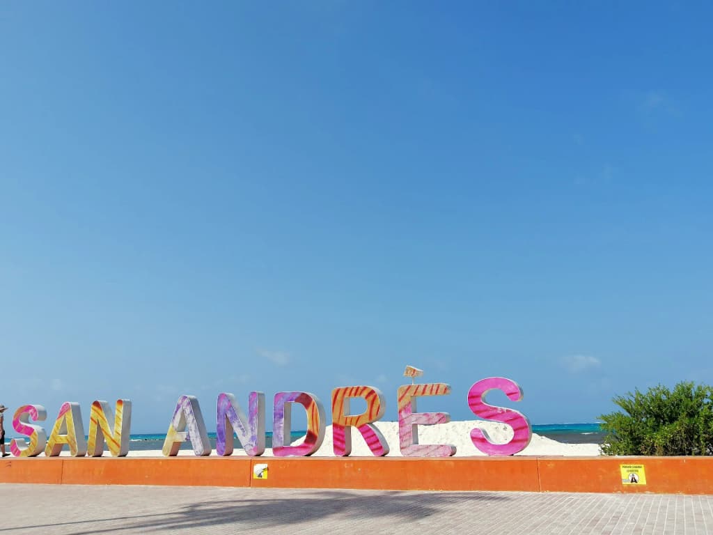 San Andrés Island Aerial