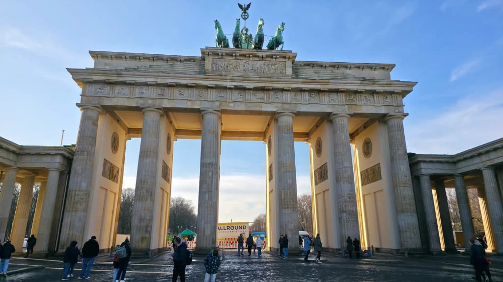 The Brandenburg Gate in Berlin