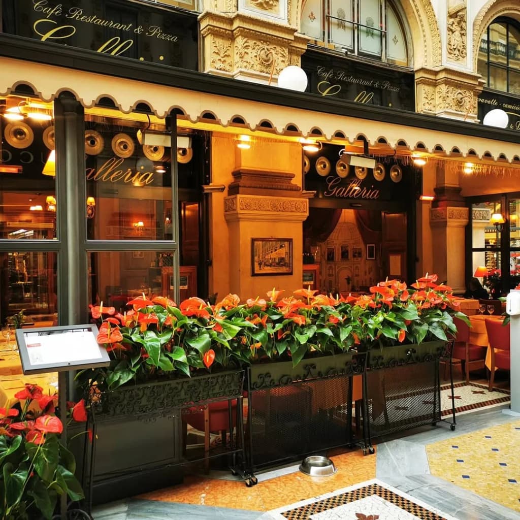 A impressionante cúpula da Galleria Vittorio Emanuele II