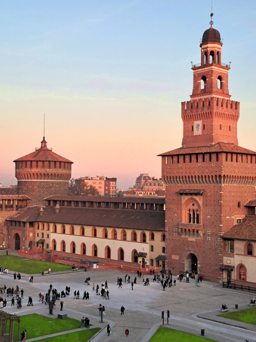 Sforzesco Castle - Photo by Eleonora Milanova