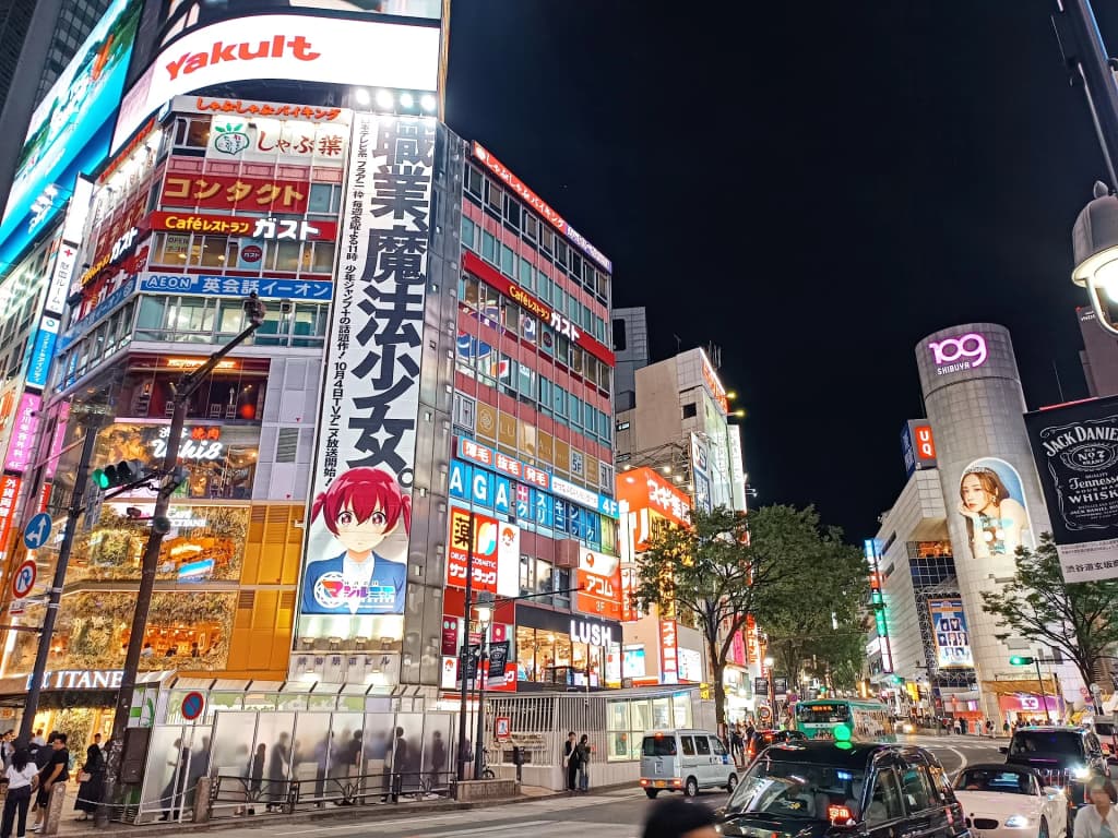 Shibuya Crossing near the Apple Store