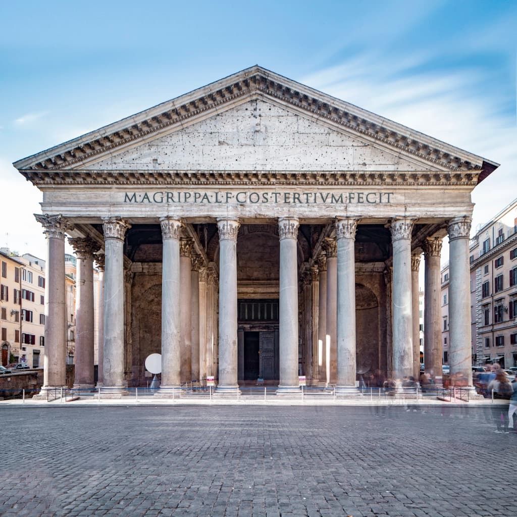 Pantheon Exterior at Dusk