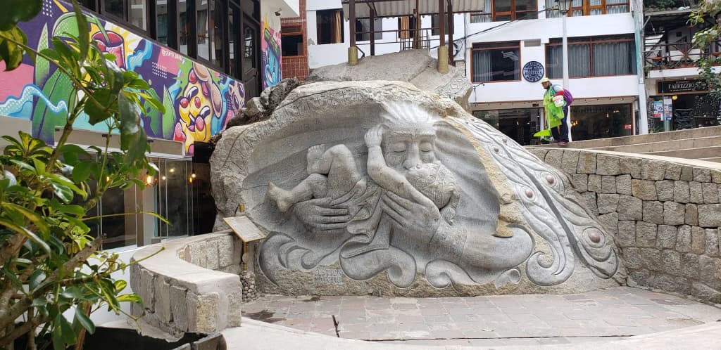 Aguas Calientes rushing river
