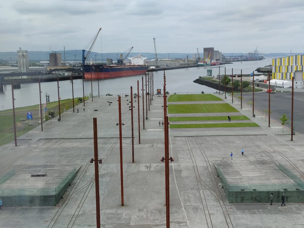 Exterior of the Titanic Belfast Museum