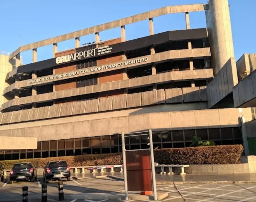 Passengers waiting at the gate area in São Paulo
