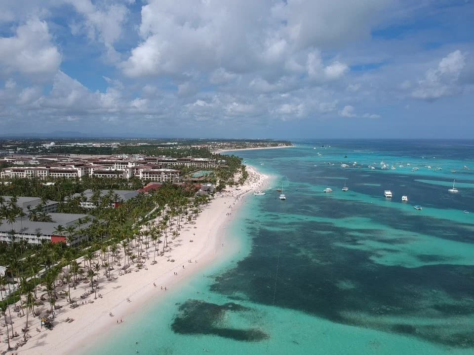 Crystal clear waters at Bavaro Beach