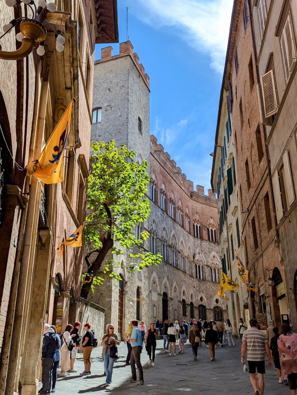 Bruges Belfry and medieval square at dusk