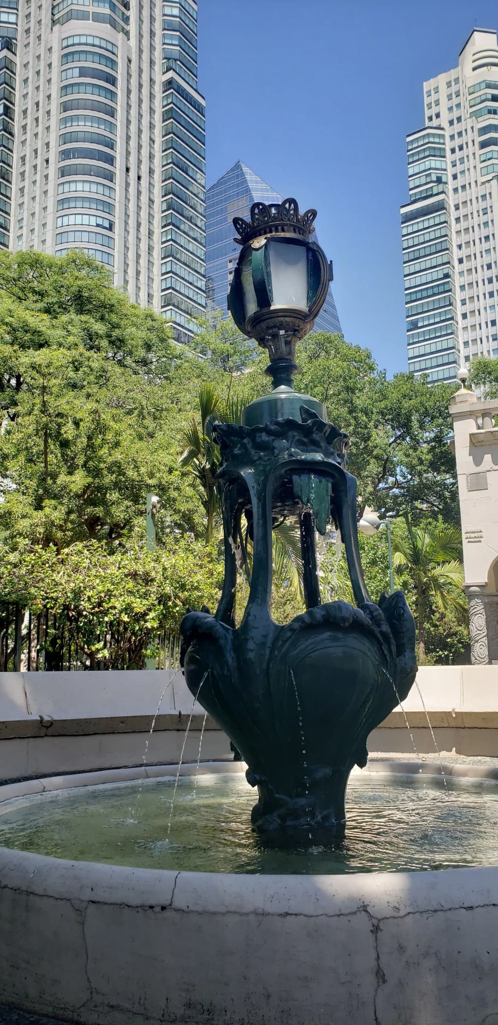 Reflections on the water at Puerto Madero Buenos Aires