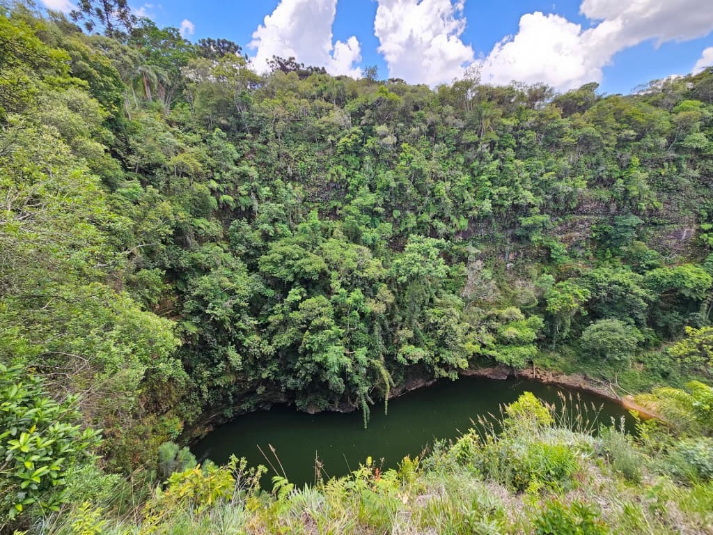 Golden lagoon (Lagoa Dourada) at Vila Velha