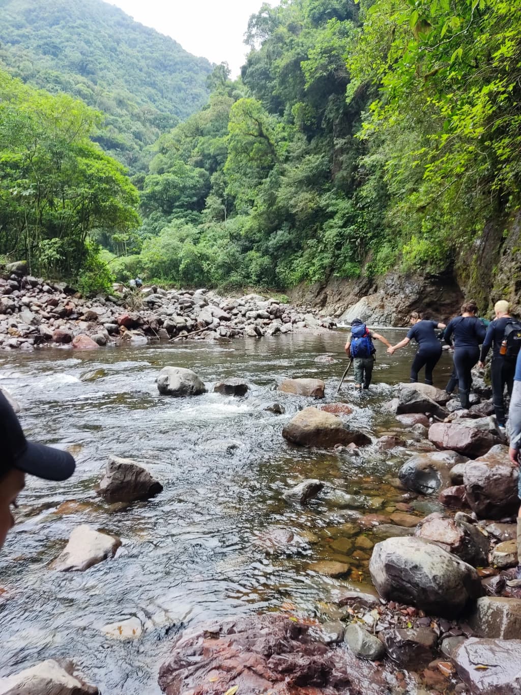 Hiking inside the Rio do Boi canyon trail - Photo by Joao Cesário A F