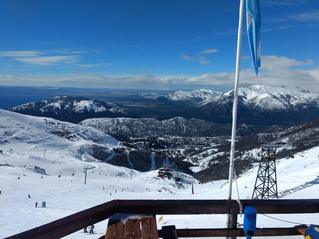 Snowy peaks at Cerro Catedral Bariloche