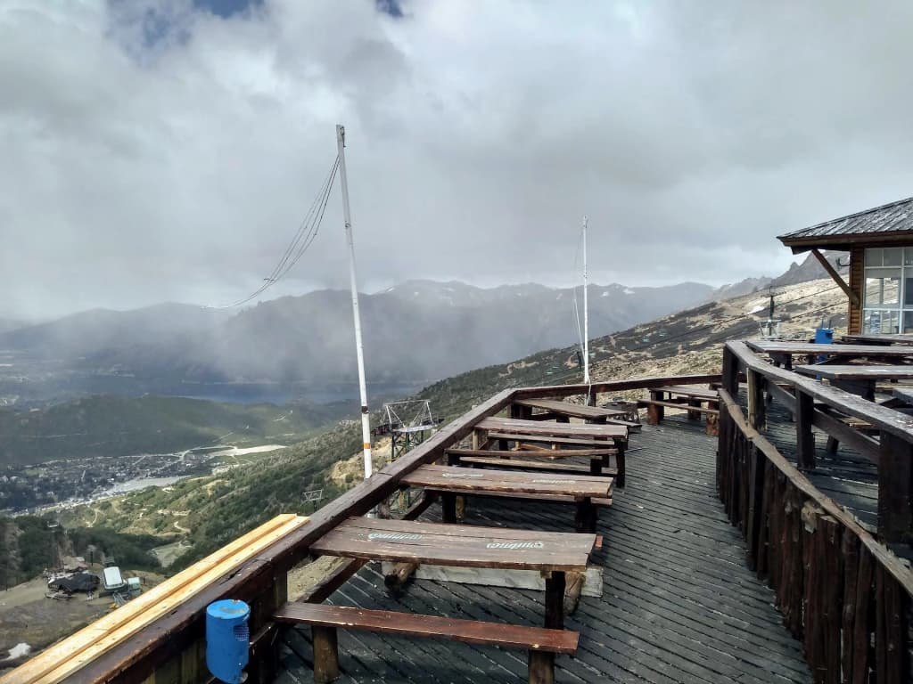Dark ice and frozen landscapes at Cerro Tronador