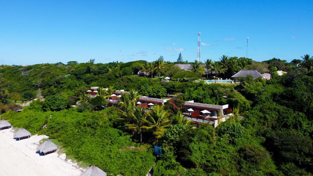 Vista do mar no Bahia Mar Boutique Hotel em Vilanculos