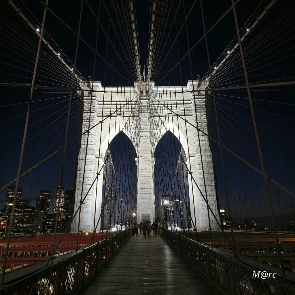 Brooklyn Bridge from the water