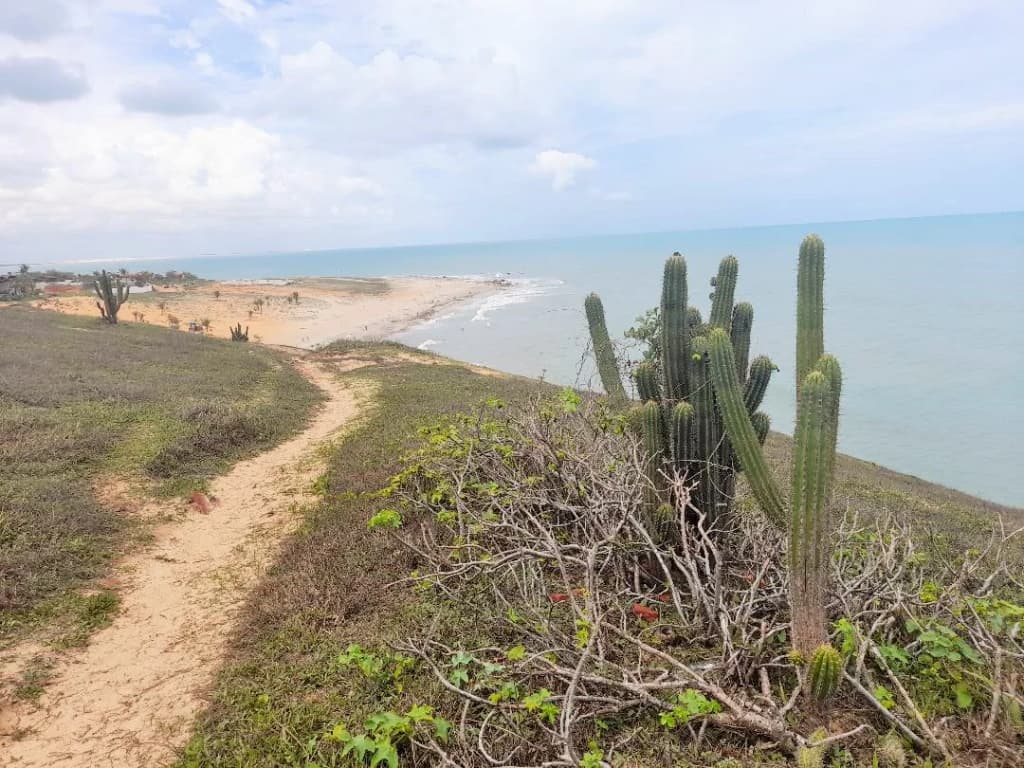 The sweeping views from Morro do Serrote as the sky explodes with color