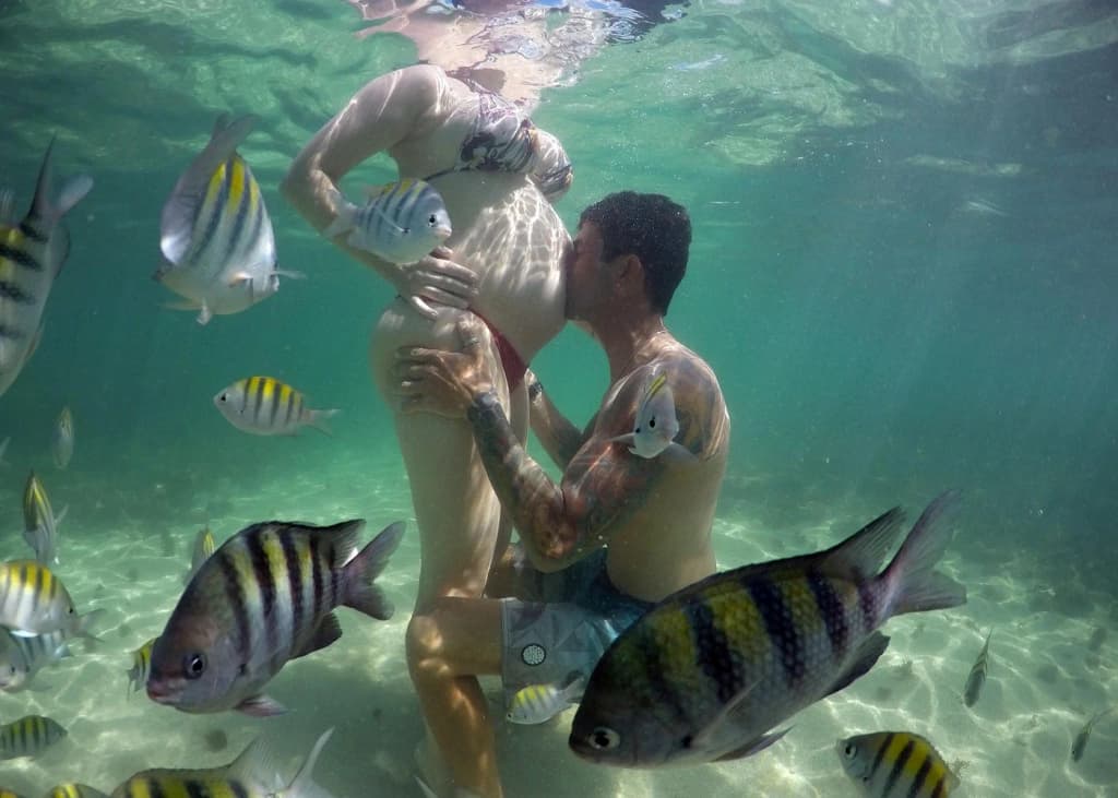 Aerial view of the coastline near João Pessoa
