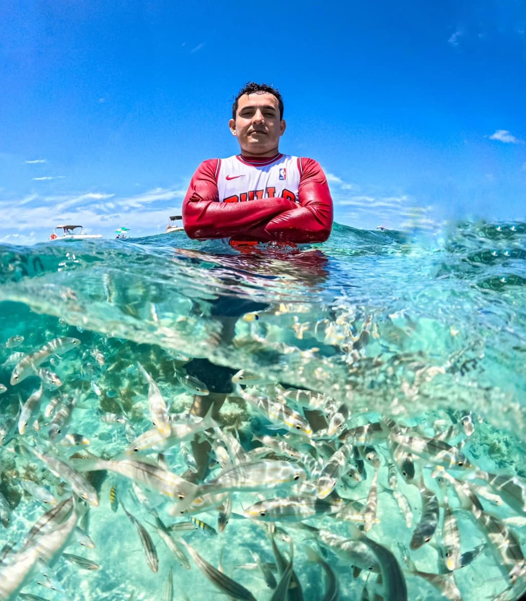 Snorkeling the crystal-clear waters of Parrachos in Rio do Fogo