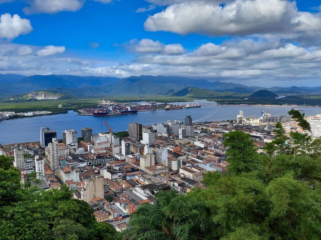 Panoramic view from the top of Monte Serrat
