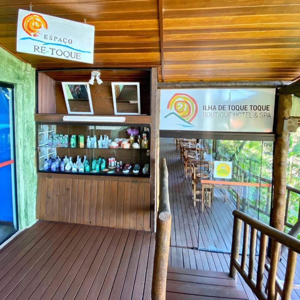 Vista do Ilha de Toque Toque Eco Hotel