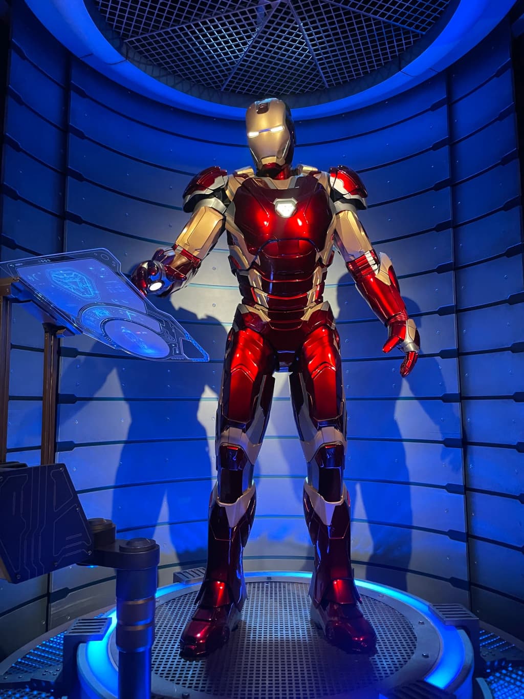 High-speed launch on the Avengers coaster