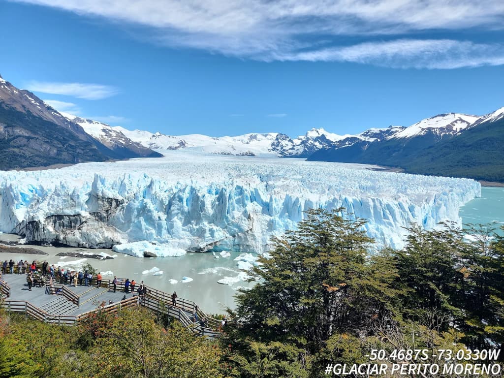 Massive ice walls of the Perito Moreno Glacier