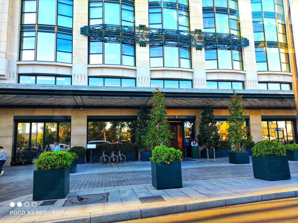 The meticulously restored Art Nouveau interiors and grand staircase of La Samaritaine in Paris