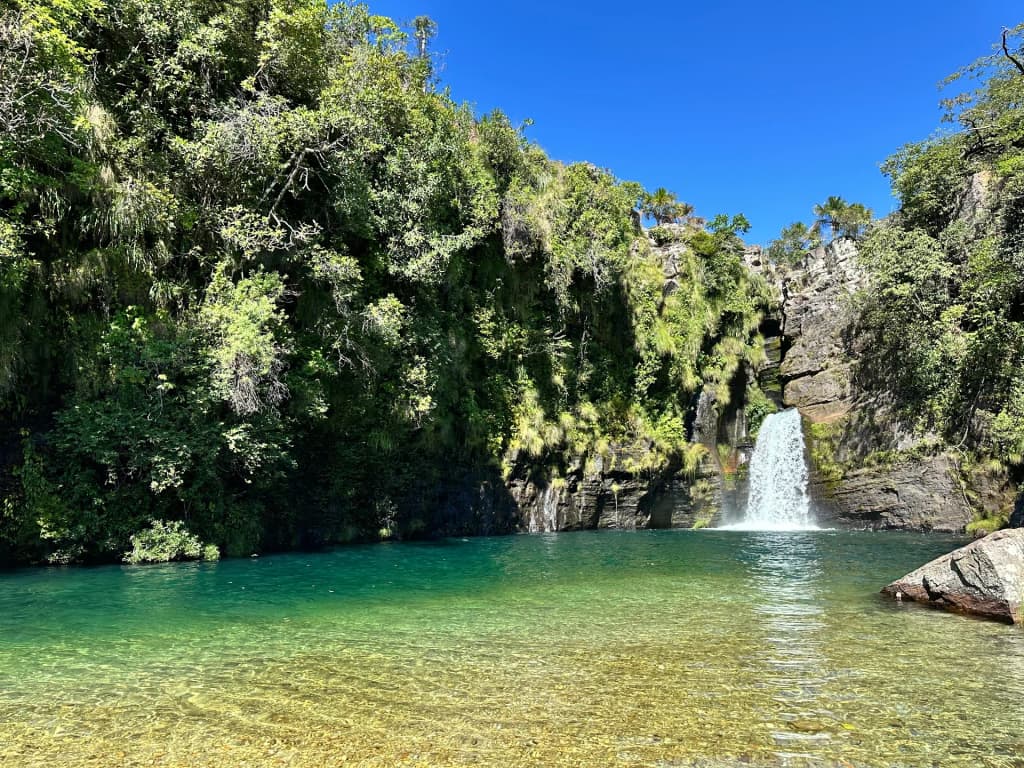 The magnificent Rei do Prata waterfall