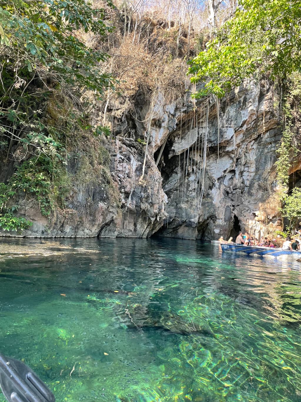 Crystal clear blue waters of Lagoa do Japonês