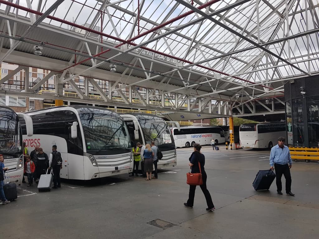 Victoria Coach Station exterior, London