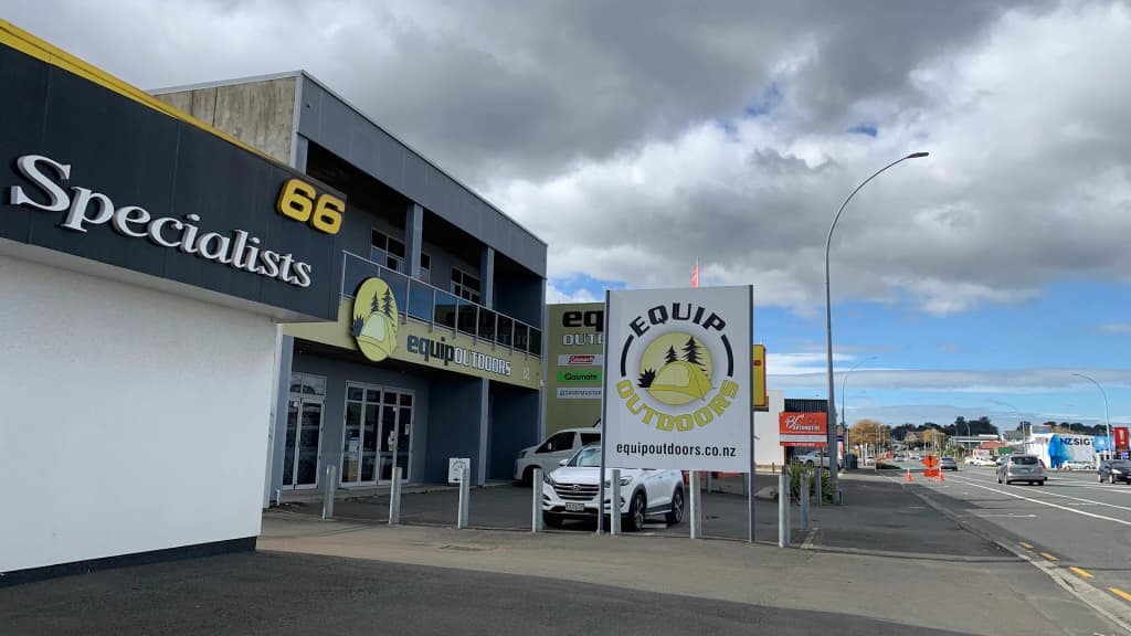 EquipOutdoors camp setup under the New Zealand sky