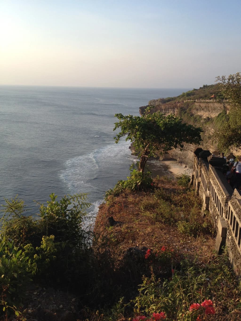 Cliffside ocean views in Uluwatu Bali