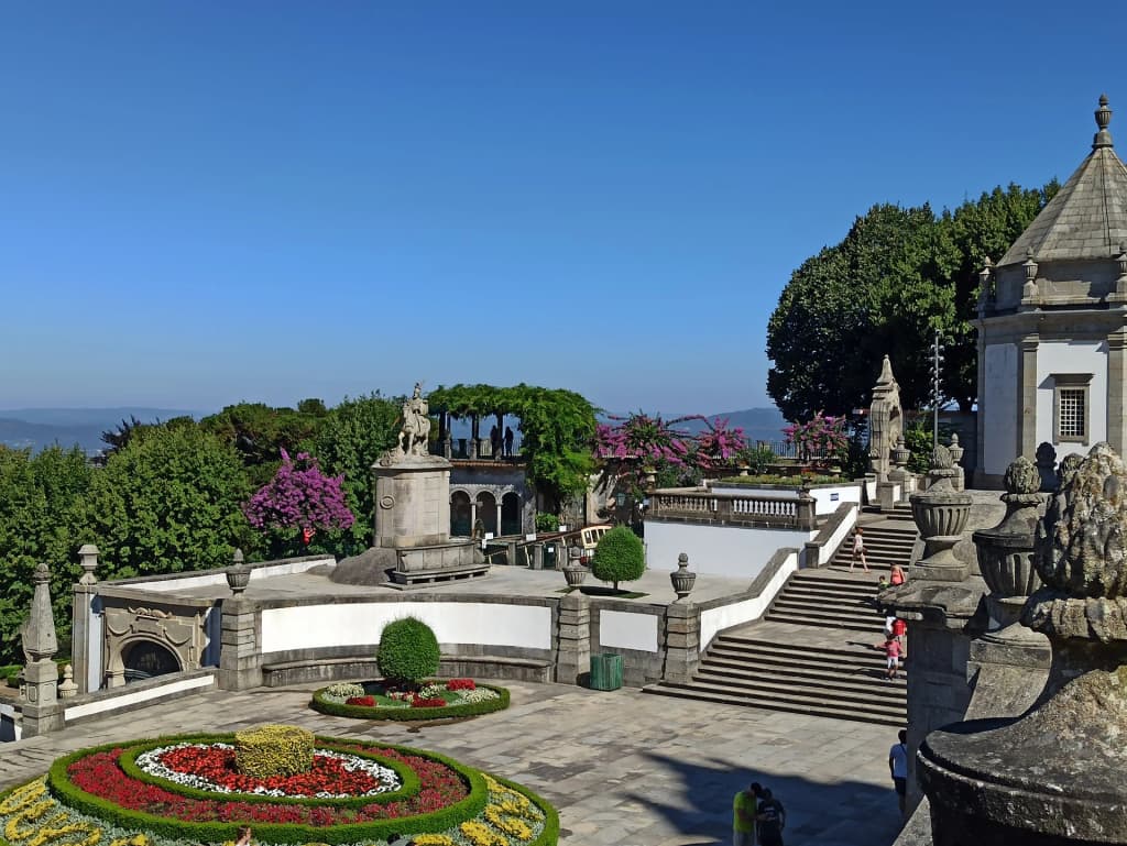 View of the Bom Jesus grounds