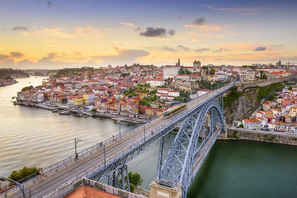 Traditional rabelo boats on the Douro River in Porto