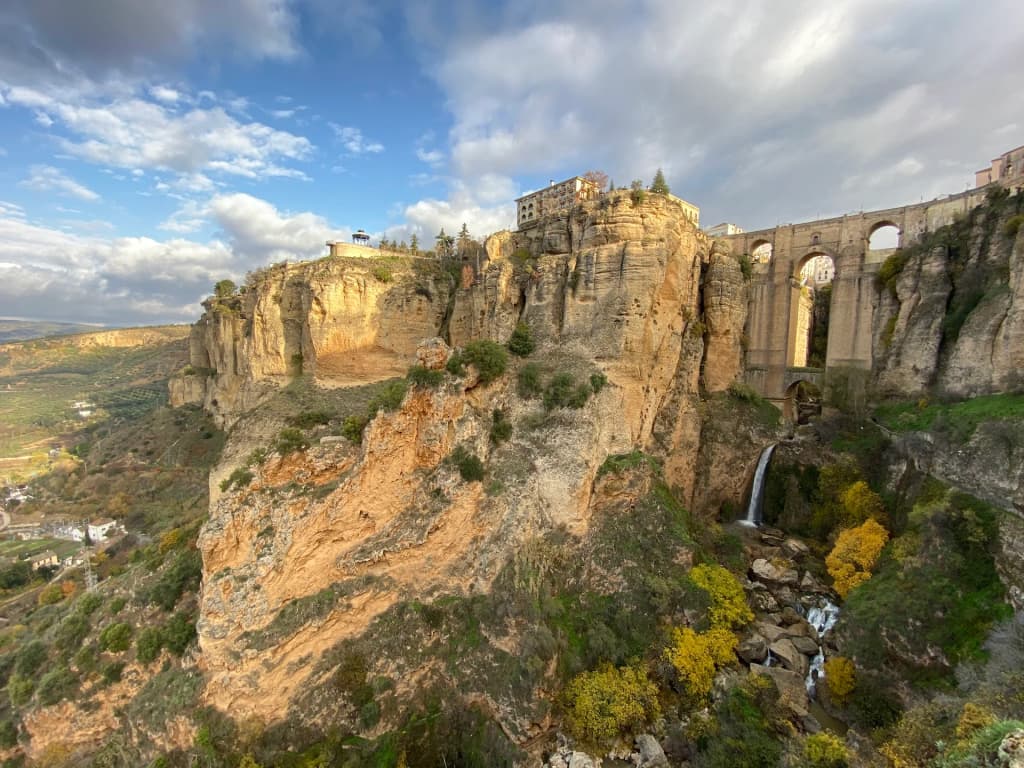 Puente Nuevo bridge spanning the gorge in Ronda, Spain