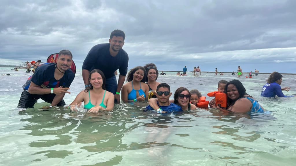 Japaratinga’s tranquil coastline and shifting blue waters