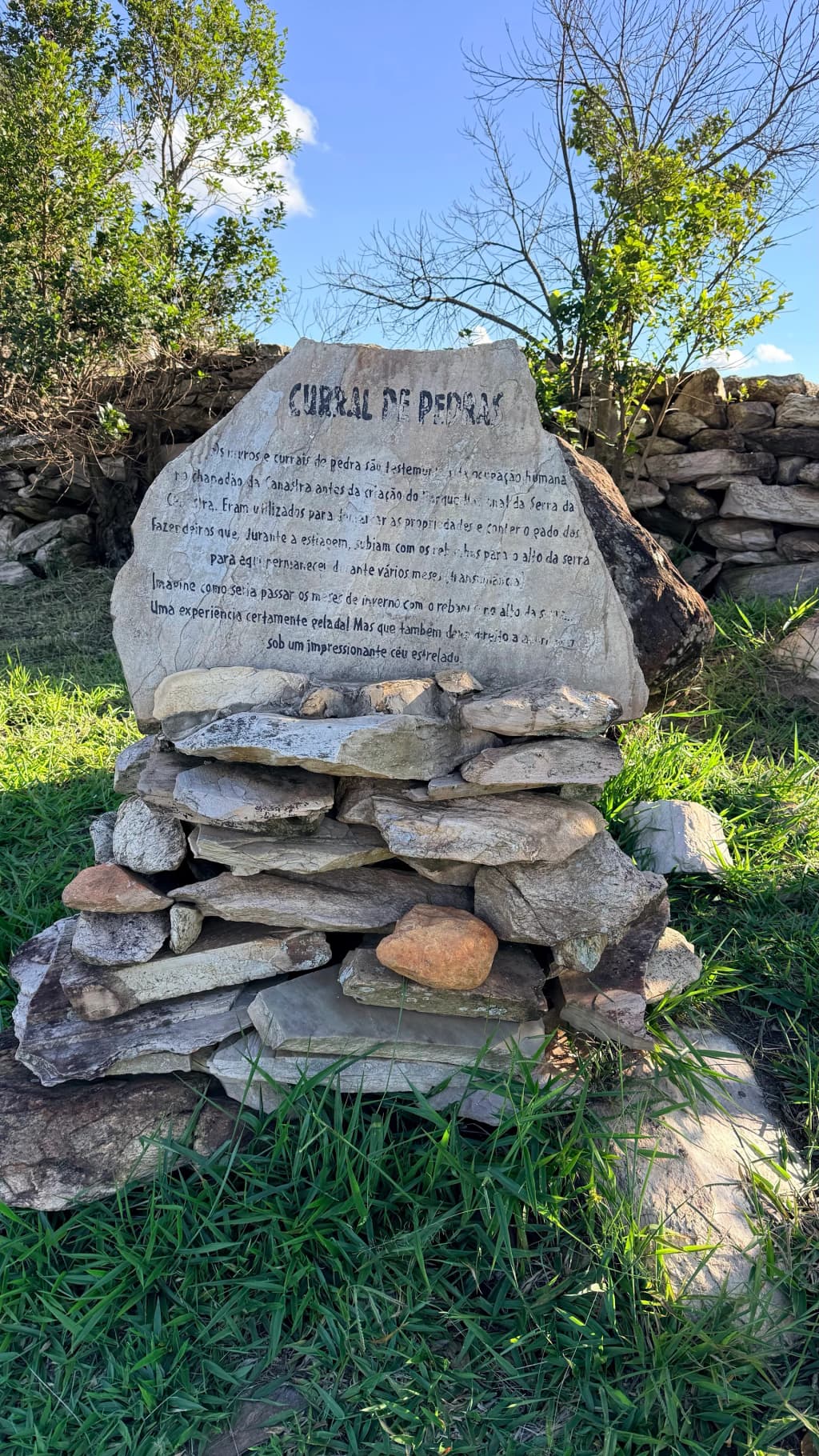 Curral de Pedras historic stone corral in Canastra