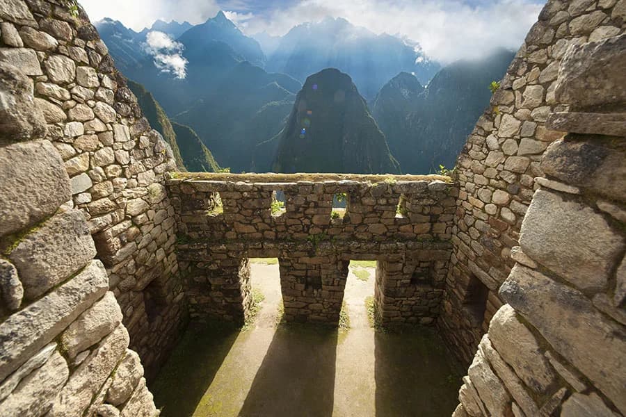 The Temple of the Condor in Machu Picchu
