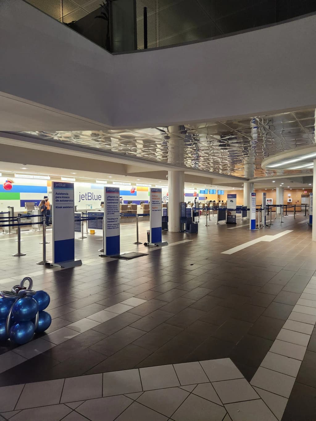 The busy, culturally rich terminal of Luis Muñoz Marín International Airport in San Juan