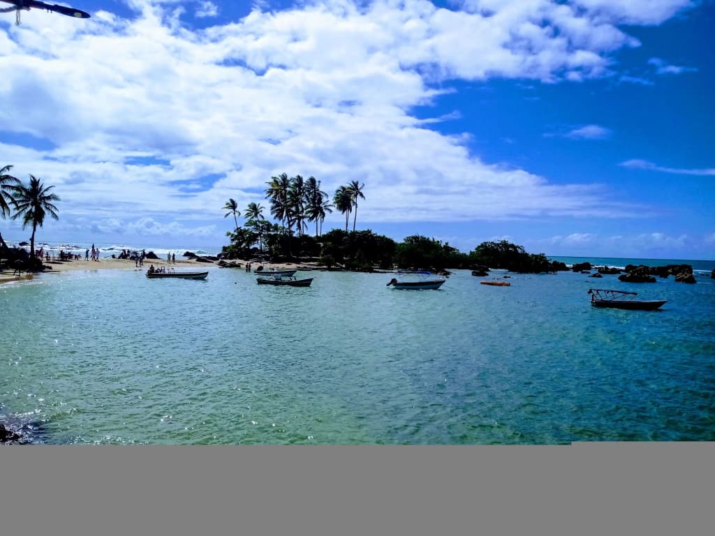 Clima animado na Segunda Praia