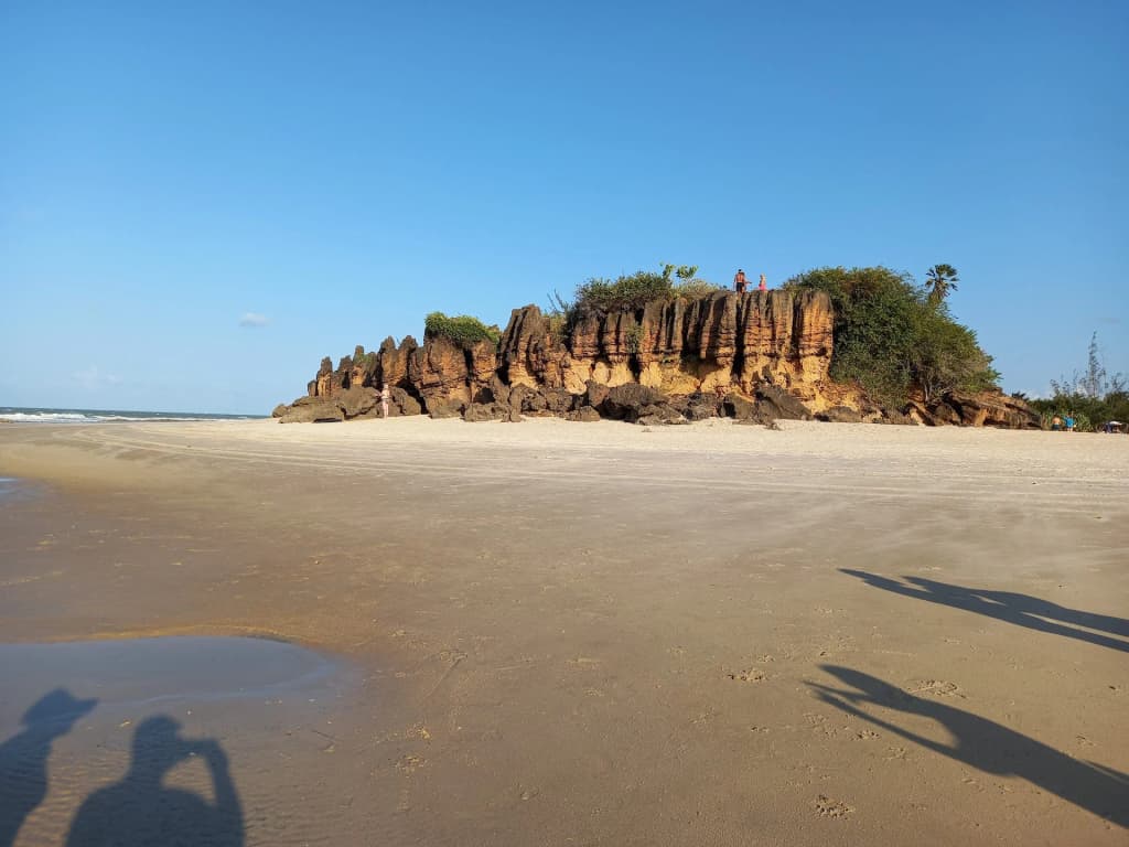 Golden sands and clear waters at Praia de Tourinhos