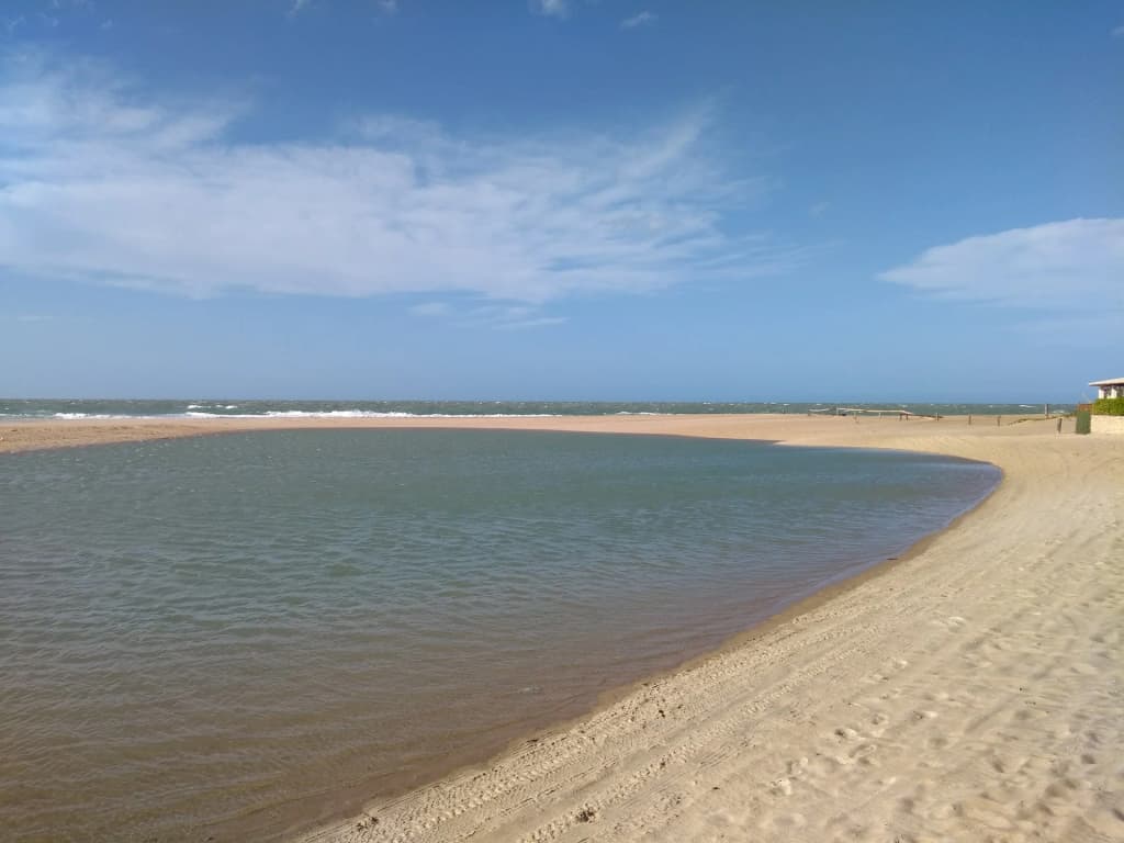 The remote and peaceful shores of Galinhos Beach
