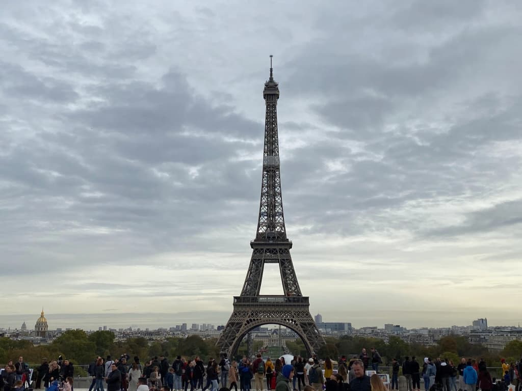 Eiffel Tower iconic structure