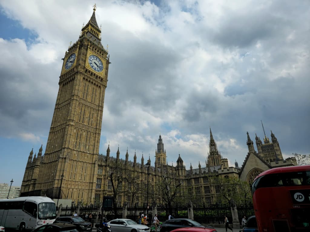 The Elizabeth Tower against a blue sky